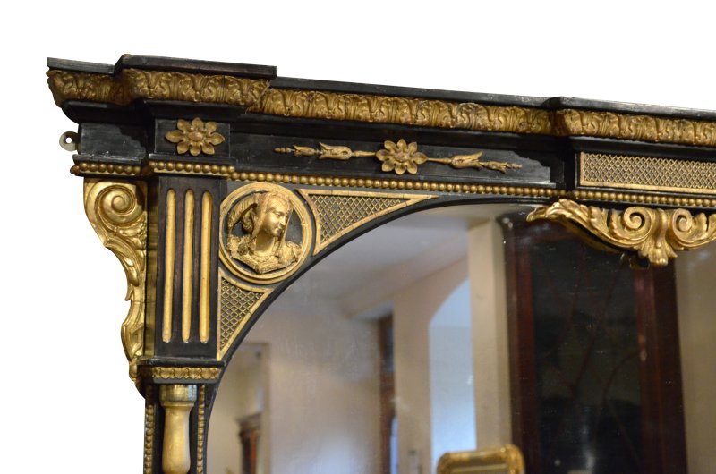 Superb Large Victorian Gilt Wall Mirror Overmantel H164cm - Image 9